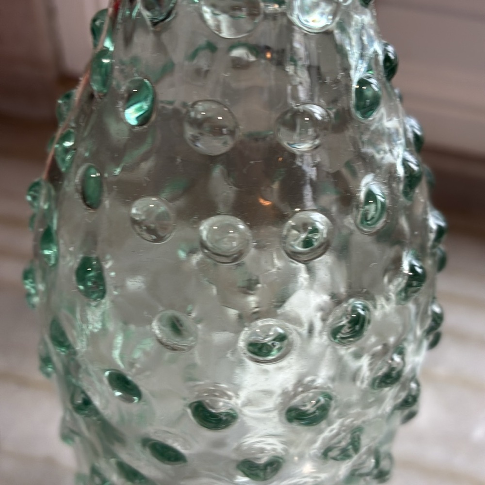 Pier 1 Decorative Glass Bottles - Clear and Light Green - Picture 8 of 8